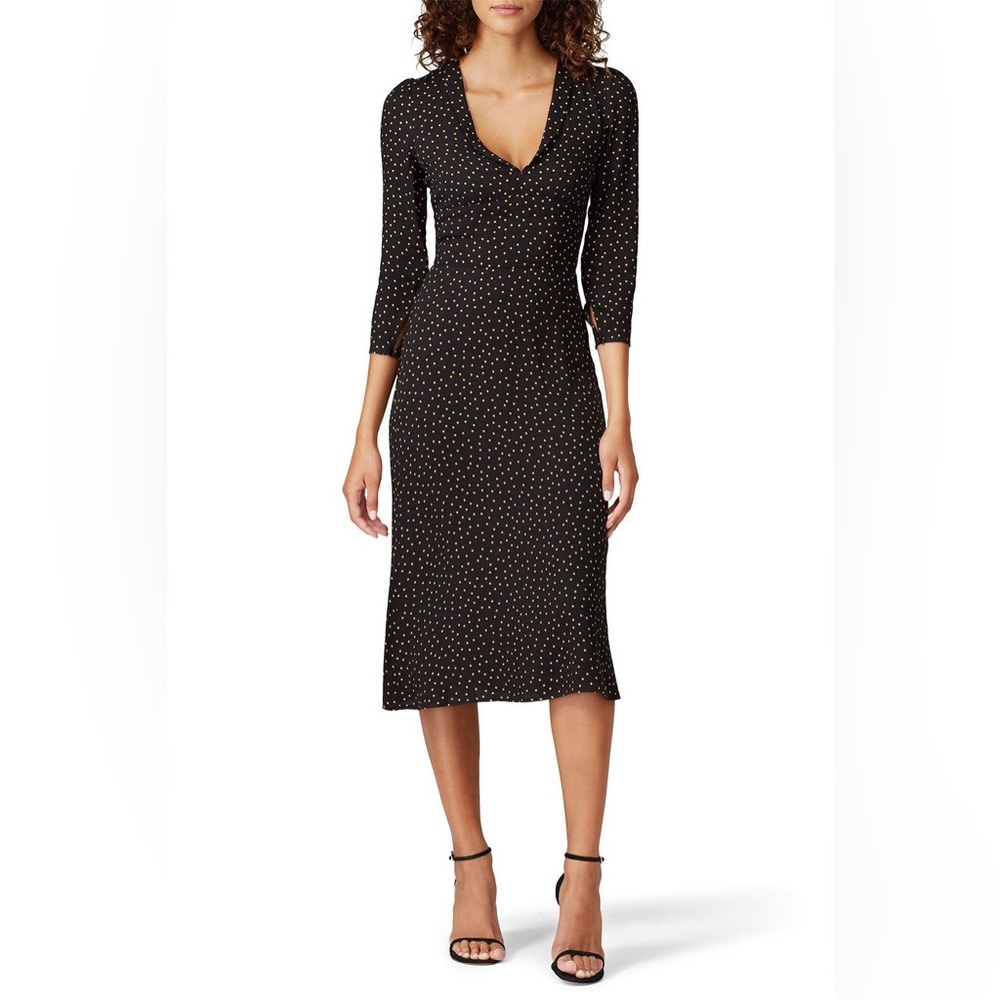 Reformation Micro Dot Mabel Dress
